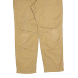 CARHARTT Mens Cotton Blend Beige Relaxed Straight Trousers W40 L32 Workwear