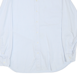 ARMANI COLLEZIONI Mens Light Blue Plain Shirt XL Classic Fit Casual Smart