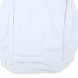 ARMANI COLLEZIONI Mens Light Blue Plain Shirt XL Classic Fit Casual Smart