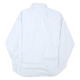 ARMANI COLLEZIONI Mens Light Blue Plain Shirt XL Classic Fit Casual Smart
