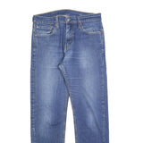 LEVI'S 505 Mens Jeans Blue Regular Straight Denim Medium W33 L30 Classic Fit Zip