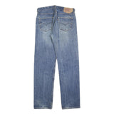 LEVI'S 501 Mens Jeans Blue Regular Straight Denim Medium W34 L34 Classic Button