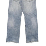 LEVI'S Womens Blue Regular Straight Denim Medium W28 L27 Jeans Casual Fit