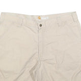 CARHARTT Mens Shorts Beige Casual Relaxed Fit XL W40 Workwear Durable Cotton