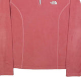 THE NORTH FACE Womens Rose Plain Pullover Quarter Zip Basic Knit Jumper M Casual