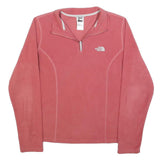 THE NORTH FACE Womens Rose Plain Pullover Quarter Zip Basic Knit Jumper M Casual