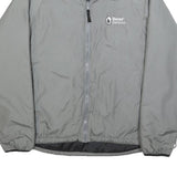 SHERPA Womens Grey Outdoor Jacket L Polyester Blend Zip Plain Functional