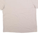 NIKE Womens Beige Crew Neck Short Sleeve T-Shirt S Cotton Blend Casual