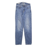 LEVI'S 712 BIG E Womens Jeans Blue Slim Skinny Denim Light W27 L32 Classic Fit