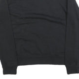NIKE Mens Black Crew Neck S Cotton Blend Sweatshirt Athletic Casual Pullover