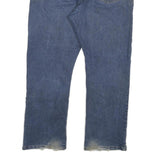 DICKIES Mens Blue Regular Straight Denim Medium W40 L30 Zip Closure Jeans