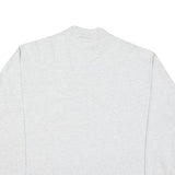 SPELCOR Mens Grey Deer Valley Graphic T-Shirt L Long Sleeve Crew Neck Cotton