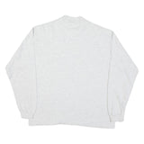 SPELCOR Mens Grey Deer Valley Graphic T-Shirt L Long Sleeve Crew Neck Cotton