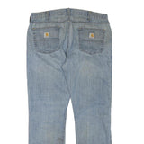 CARHARTT Mens Blue Regular Straight Denim Cotton Blend Light W36 L32 Workwear
