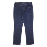 LEVI'S 724 Womens Jeans Blue Regular Straight Denim Medium Wash W32 L30