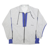 GONSO Mens Grey & Blue Zip Jacket XL Cotton Blend Plain Casual Sportswear