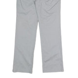 ARMANI JEANS Womens Cotton Blend Light Grey Regular Fit Straight Trousers W30