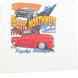 ANVIL Mens White Graphic Print Sleeveless Tank XL Goodguys Rod & Custom