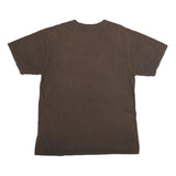 HARD ROCK CAFE Mens Brown London Graphic T-Shirt L Short Sleeve Crew Neck