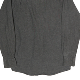 WRANGLER Mens Grey Cotton Shirt M Casual Button Front Long Sleeve