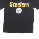 NIKE Mens Black Steelers Graphic T-Shirt M Short Sleeve Crew Neck NFL