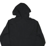 CHAMPION Mens Black Pullover Hoodie M Cotton Blend Classic Logo Sweatshirt