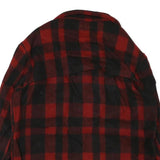 SKOOKUM Mens Red & Black Check Button Jacket M Cotton Blend Classic Fit