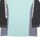 ONE BY ONE Boys Blue & Black Crew Neck XL Sweatshirt Logo Print Colour Block