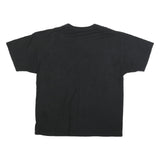 CHAMPION Mens Black & Red Graphic T-Shirt 2XL Short Sleeve Crew Neck Logo