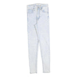 LEVI'S Womens Jeans Blue Slim Skinny Denim Light W25 L28 Stylish Comfortable
