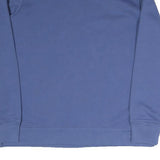 GAP Mens Blue Crew Neck Sweatshirt S Cotton Blend Logo Pullover Casual