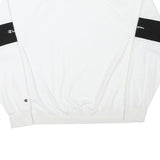 CHAMPION Mens Black Pullover Crew Neck Sweatshirt L Regular Fit Jersey Polyester