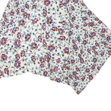 ISABEL MARANT Womens White Floral Skater Knee Length Polyester Blend Skirt M