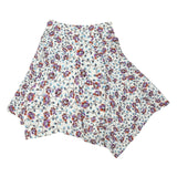 ISABEL MARANT Womens White Floral Skater Knee Length Polyester Blend Skirt M