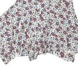 ISABEL MARANT Womens White Floral Skater Knee Length Polyester Blend Skirt M