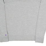 CHAMPION Mens Grey Crew Neck S Logo Sweatshirt Cotton Blend Casual Pullover