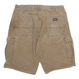 DICKIES Mens Shorts Brown Casual Cargo Plain 2XL W34 Workwear Durable