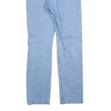 LEVI'S 501 Womens Regular Fit Straight Denim Light W24 L30 Classic Button Jeans