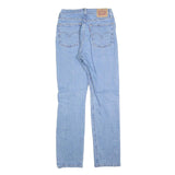 LEVI'S 501 Womens Regular Fit Straight Denim Light W24 L30 Classic Button Jeans