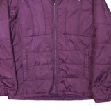 THE NORTH FACE Womens Purple Jacket L Polyester Blend Zip Lightweight Outdoor