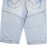 ARIZONA JEAN COMPANY Mens Light Blue Denim Casual Shorts M W36 Casual Fit
