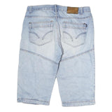 ARIZONA JEAN COMPANY Mens Light Blue Denim Casual Shorts M W36 Casual Fit