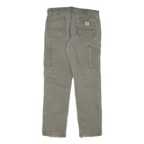 CARHARTT Mens Cotton Blend Relaxed Fit W34 L32 Durable Workwear Trousers