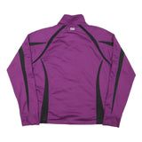 FILA Womens Purple & Black Zip Jacket L Polyester Blend Sportswear Lightweight