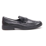 LLOYD Loafer Shoes Black Leather Mens UK 8.5