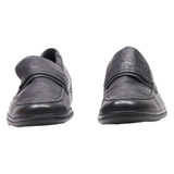 LLOYD Loafer Shoes Black Leather Mens UK 8.5