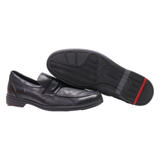 LLOYD Loafer Shoes Black Leather Mens UK 8.5