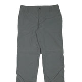 COLUMBIA Womens Grey Regular Fit Straight Leg Polyester Blend Trousers W30 L32