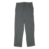 COLUMBIA Womens Grey Regular Fit Straight Leg Polyester Blend Trousers W30 L32