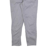 CALVIN KLEIN JEANS Womens Cotton Blend Grey Slim Slim Leg Trousers W32 L26
